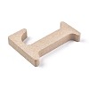 Letter Unfinished Wood Slices LS-DIY-WH0162-62L-2