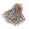 50Pcs 5 Colors Polyester Cord Mobile Straps MOBA-YW0001-03-2