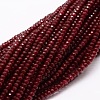 Dyed Natural Malaysia Jade Rondelle Beads Strands X-G-E315-2x3mm-07-1