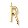304 Stainless Steel Letter Connector Charms LS-STAS-M108-01G-18-1