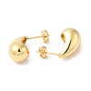 Rack Plating Brass Teardrop Stud Earrings X-EJEW-R150-05G-2