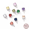 Rhodium Plated 925 Sterling Silver Peg Bails STER-D035-47P-5