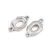 304 Stainless Steel Connector Cabochon Settings STAS-L303-29P-2