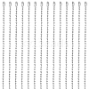30Pcs Iron Ball Chain Necklace Making MAK-SP0001-08P-1