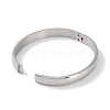 Non-Tarnish 304 Stainless Steel Textured Bangles BJEW-F464-13P-3