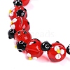 Handmade Lampwork Beads Strands LAMP-P066-04-5