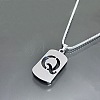 Titanium Steel Box Chain Necklaces YT2090-17-1