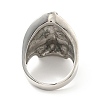 316 Stainless Steel Skull Finger Ring RJEW-C030-07F-AS-3