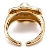Brass Enamel Cuff Rings RJEW-I077-07G-4