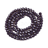 Opaque Solid Color Imitation Jade Glass Beads Strands LS-EGLA-A044-P4mm-D11-3