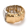 Alloy Textured Hinged Bangles for Women BJEW-U011-01P-4