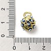 Brass Enamel Charms KK-E092-12G-01-3