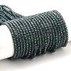 Electroplate Transparent Glass Beads Strands LS-GLAA-H021-01B-FR01-1