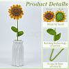 Woolen Yarn Artificial Flower AJEW-WH0314-592-4