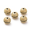 Brass Micro Pave Cubic Zirconia Beads KK-C071-08G-02-1