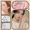 160Pcs 16 Colors Frosted Glass Beads GLAA-AR0001-80-5