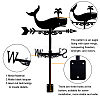 Orangutan Iron Wind Direction Indicator AJEW-WH0265-013-3