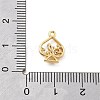 Brass Micro Pave Cubic Zirconia Pendants KK-H511-01G-01-3