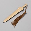 Sword Bamboo Bookmarks AJEW-WH0270-089-2
