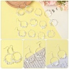 12Pcs 6 Style Alloy Open Back Bezel Pendants FIND-YW0007-36-4