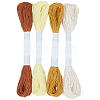 4 Skeins 4 Colors 6-Ply Cotton Embroidery Floss EMBR-WH20001-003E-7