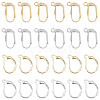 DICOSMETIC 40Pcs 4 Style Brass Leverback Earring Findings KK-DC0002-15-1