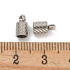 Tarnish Resistant 304 Stainless Steel Cord Ends STAS-Z084-07P-01A-3