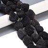 Natural Tektite Beads Strands G-Q164-F03-01-2