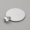 201 Stainless Steel Pendants STAS-WH0016-49A-P-2