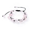 Adjustable Nylon Cord Braided Bead Bracelets BJEW-JB04602-04-1