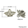 Tibetan Style Alloy Pendants X-TIBEP-S018-AS-LF-1