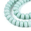 Opaque Spray Painted Glass Beads X-GLAA-ZX008-8mm-18A-3