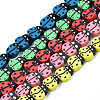 Handmade Polymer Clay Bead Strands CLAY-N011-43B-1
