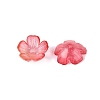 Transparent Plastic Bead Caps KY-Q005-02A-07-3
