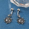 Sun 316 Surgical Stainless Steel Dangle Belly Button Rings EJEW-G416-08AS-3