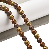 PVD Vacuum Plating Non-magnetic Synthetic Hematite Beads Strands G-F682-01A-4
