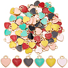 100Pcs Alloy Enamel Charms ENAM-SP0001-06-1