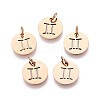 304 Stainless Steel Charms STAS-Q201-T445-3R-1