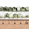 Baking Paint Glass Beads Strands X-DGLA-N003-8mm-C06-5