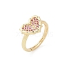 Adjustable Brass Micro Pave Cubic Zirconia Rings RJEW-S400-03G-4