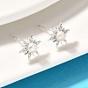 Natural Pearl Ear Studs EJEW-L099-02P-2