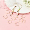SHEGRACE Brass Wine Glass Charms Rings XGRQ64374-876G-4