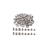 80Pcs 8 Styles Tibetan Style European Beads DIY-NB0012-43E-7