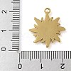 Ion Plating(IP) 304 Stainless Steel Pendants X-STAS-B075-30G-02-3