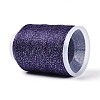 200M 6-Ply Sparkle Polyester Cord with Metallic Thread OCOR-T019-01A-12-2