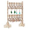 2-Tier Wood Earrings Display Stands EDIS-WH0031-11-1