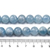 Round Natural Aquamarine Bead Strands G-F289-01-10mm-A-3