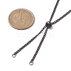 Adjustable 304 Stainless Steel Curb Chains Necklaces Making AJEW-JB01215-03-2