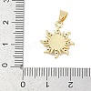 Brass Micro Pave Cubic Zirconia Pendants KK-Q028-29G-02-3