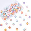 CHGCRAFT 60Pcs 3 Colors Silicone Beads SIL-CA0001-10-1